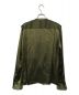 HAIDER ACKERMANN (ハイダーアッカーマン) シルクサテンミリタリーシャツ カーキ サイズ:記載なし：6000円