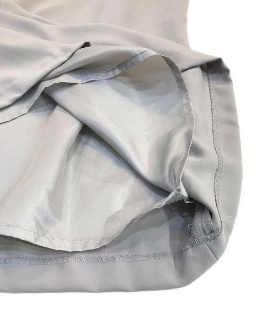 Kaene（カエン）kaene (カエン) ウエストギャザーマキシワンピース グレー サイズ:Fの古着・服飾アイテム