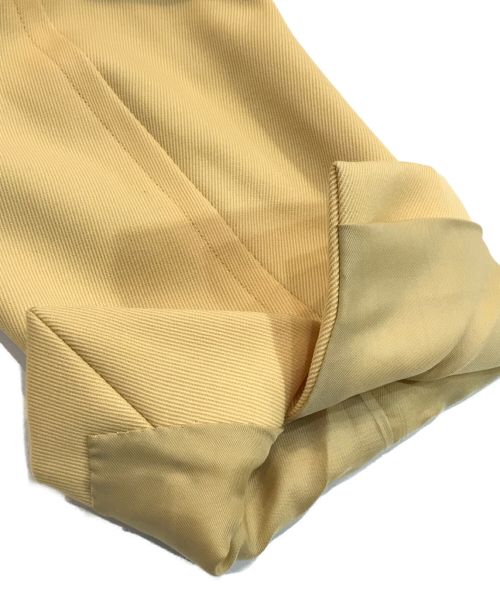 AURALEE（オーラリー）AURALEE (オーラリー) WASHABLE WOOL MAX SERGE JACKET イエローの古着・服飾アイテム