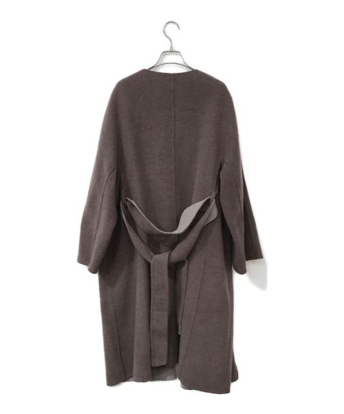 Snidel（スナイデル）Snidel (スナイデル) リバーシブルウールコート ブラウン サイズ:Fの古着・服飾アイテム