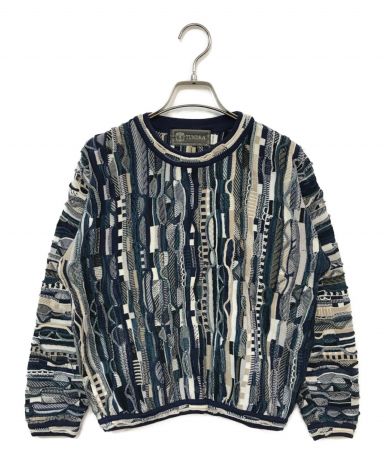 古着 TUNDRA 3Dニット 水色 3040003020350271_01_3692.jpeg