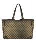 GUCCI (グッチ) GGキャンバストートバッグ ブラウン：8000円