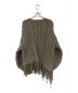 LEINWANDE (ラインヴァンド) Disassembly Wool Top ブラウン サイズ:F：5000円
