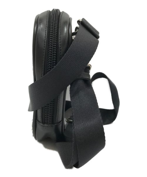 KATSUYUKIKODAMA（カツユキコダマ）KATSUYUKIKODAMA (カツユキコダマ) パイソンレザーコンビクロスボディバッグ ブラックの古着・服飾アイテム