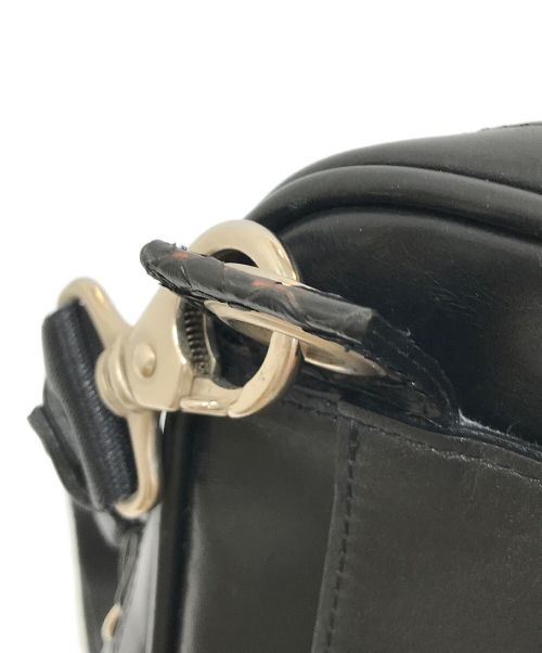 KATSUYUKIKODAMA（カツユキコダマ）KATSUYUKIKODAMA (カツユキコダマ) パイソンレザーコンビクロスボディバッグ ブラックの古着・服飾アイテム