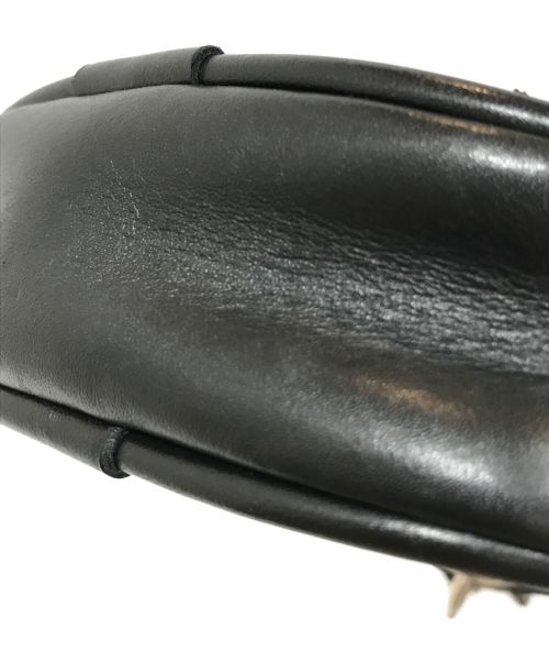 KATSUYUKIKODAMA（カツユキコダマ）KATSUYUKIKODAMA (カツユキコダマ) パイソンレザーコンビクロスボディバッグ ブラックの古着・服飾アイテム