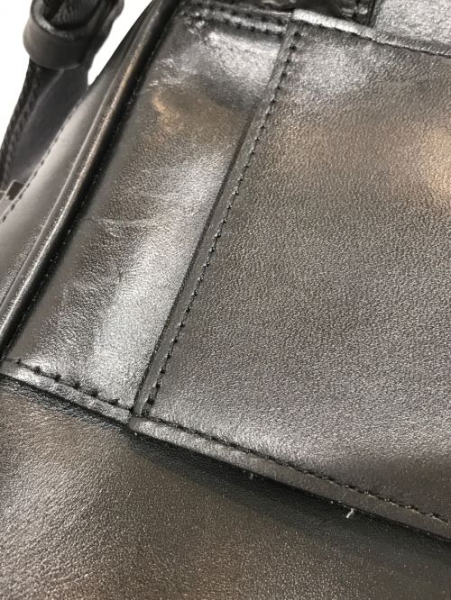 KATSUYUKIKODAMA（カツユキコダマ）KATSUYUKIKODAMA (カツユキコダマ) パイソンレザーコンビクロスボディバッグ ブラックの古着・服飾アイテム