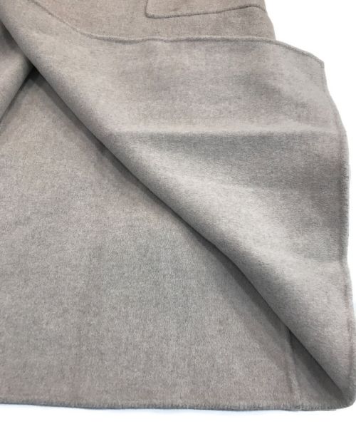 Noble（ノーブル）Noble (ノーブル) super160リバードレープカラーコート ベージュ サイズ:36の古着・服飾アイテム
