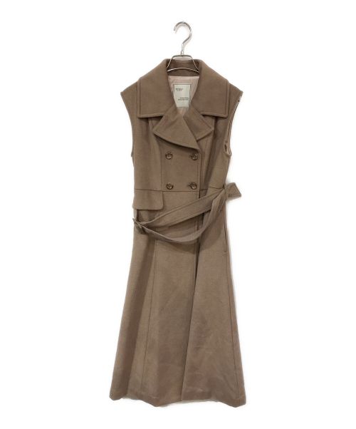 HER LIP TO（ハーリップトゥ）HER LIP TO (ハーリップトゥ) Mademoiselle 2Way Long Coat ブラウン サイズ:Ｍの古着・服飾アイテム