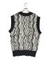 MAISON SPECIAL (メゾンスペシャル) ウェーブJQニットベスト ホワイト×ブラック サイズ:ＦＲＥＥ：2000円