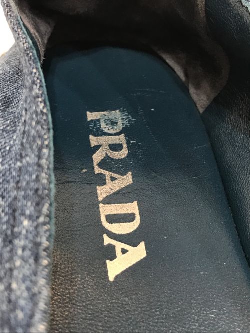 PRADA（プラダ）PRADA (プラダ) エスパドリーユ インディゴ サイズ:37 1/2の古着・服飾アイテム