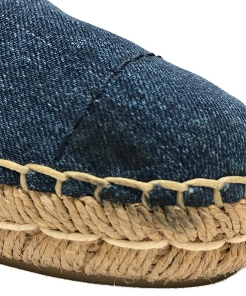 PRADA（プラダ）PRADA (プラダ) エスパドリーユ インディゴ サイズ:37 1/2の古着・服飾アイテム