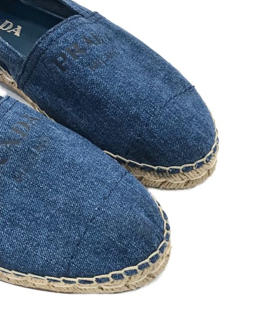 PRADA（プラダ）PRADA (プラダ) エスパドリーユ インディゴ サイズ:37 1/2の古着・服飾アイテム