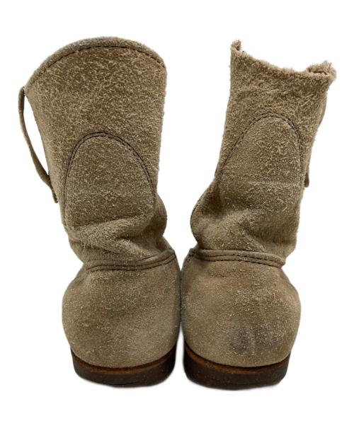 RED WING（レッドウィング）RED WING (レッドウィング) スウェードエンジニアブーツ ベージュ サイズ:7 1/2の古着・服飾アイテム