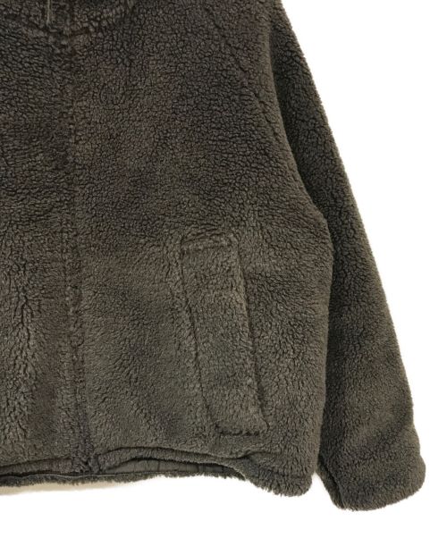 PaDD（パッド）PADD (パッド) ショートボアブルゾン ブラウン サイズ:Lの古着・服飾アイテム