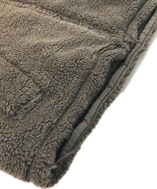 PaDD（パッド）PADD (パッド) ショートボアブルゾン ブラウン サイズ:Lの古着・服飾アイテム