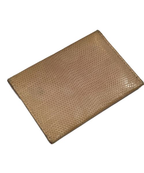 DELVAUX（デルヴォー）DELVAUX (デルヴォー) パスケース ベージュの古着・服飾アイテム