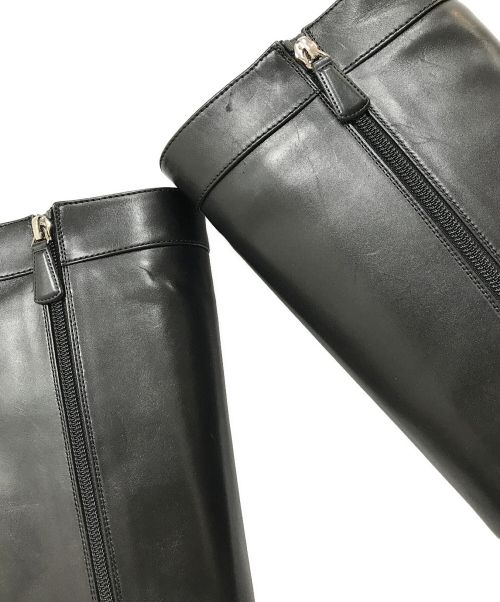 CHANEL（シャネル）CHANEL (シャネル) ココマークロングブーツ ブラック サイズ:38の古着・服飾アイテム
