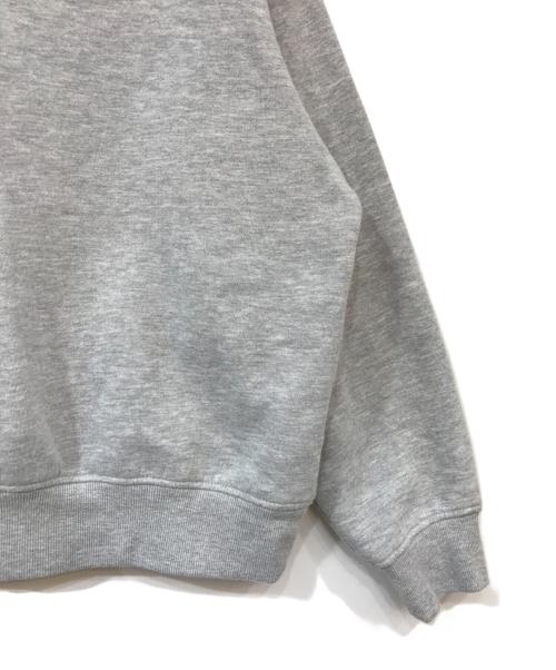 thisisneverthat（ディスイズネバーザット）thisisneverthat (ディスイズネバーザット) 刺繍スキッパースウェット グレー サイズ:Mの古着・服飾アイテム