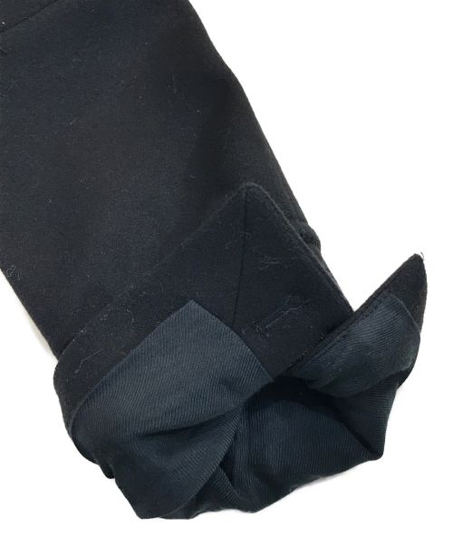 BALMAIN（バルマン）BALMAIN (バルマン) Bボタンフード付きウールダブルブレストコート ブラック サイズ:46の古着・服飾アイテム