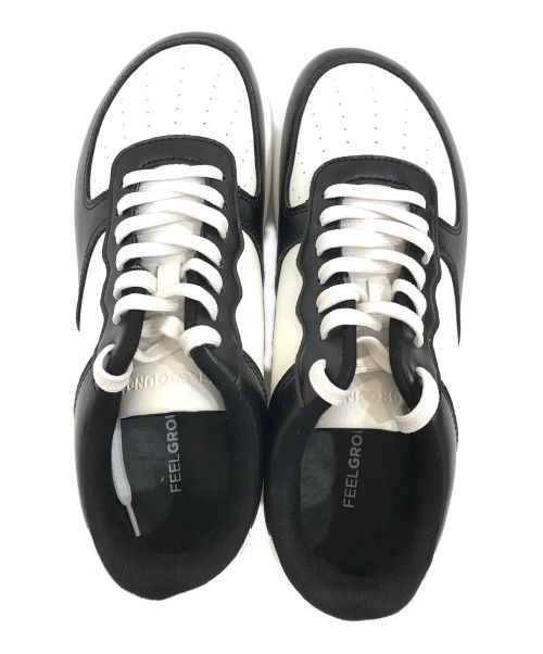 feel grounds（フィールグラウンズ）feel grounds (フィールグラウンズ) ローカットスニーカー ブラック サイズ:EU42の古着・服飾アイテム