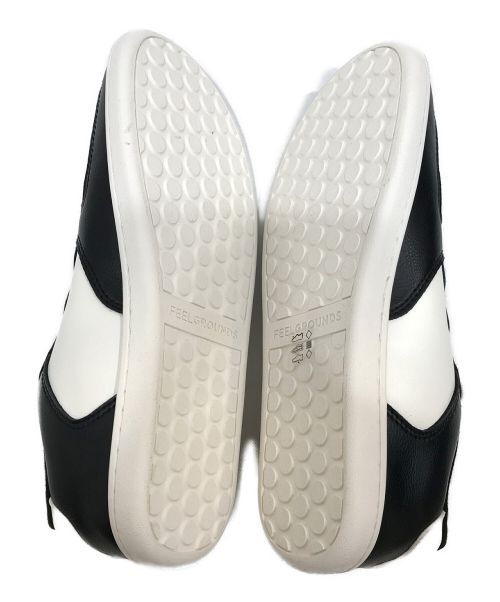 feel grounds（フィールグラウンズ）feel grounds (フィールグラウンズ) ローカットスニーカー ブラック サイズ:EU42の古着・服飾アイテム