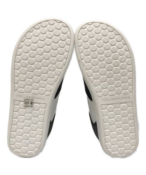 feel grounds（フィールグラウンズ）feel grounds (フィールグラウンズ) ローカットスニーカー ブラック サイズ:EU42の古着・服飾アイテム