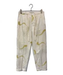 WRYHT（ライト）の古着「STRINGS WAIST TROUSER」｜イエロー