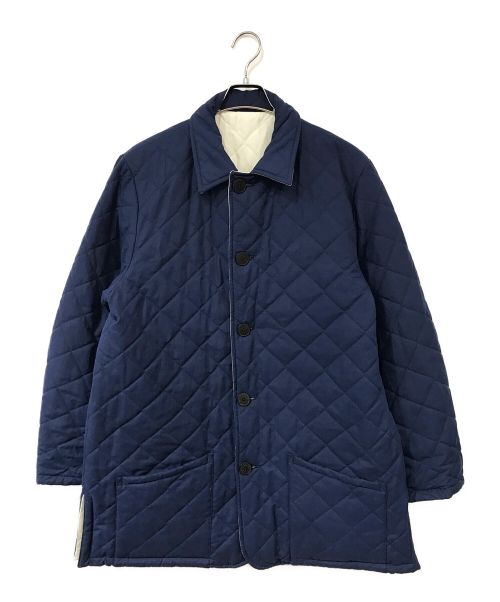 LAVENHAM（ラベンハム）LAVENHAM (ラベンハム) L'ECHOPPE別注 リバーシブル ジャケット ブルー サイズ:Lの古着・服飾アイテム