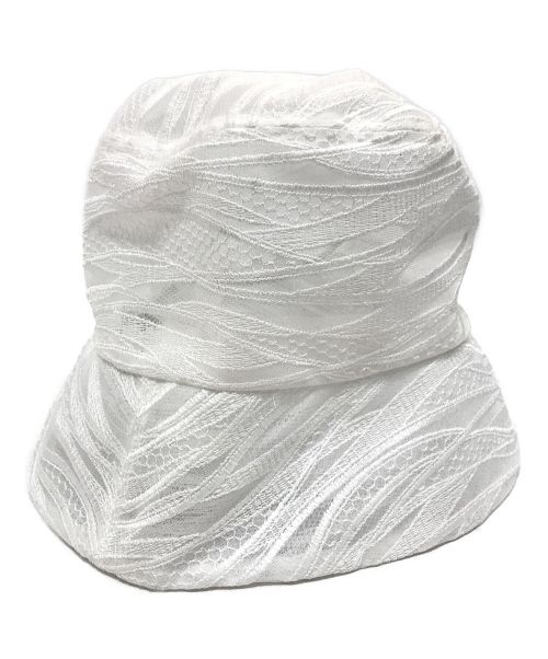 ENTWURFEIN（エントワフェイン）ENTWURFEIN (エントワフェイン) ハット ホワイトの古着・服飾アイテム