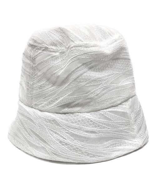 ENTWURFEIN（エントワフェイン）ENTWURFEIN (エントワフェイン) ハット ホワイトの古着・服飾アイテム