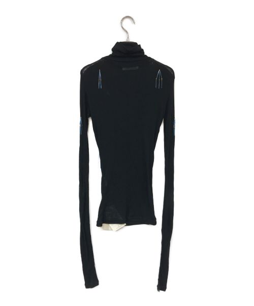 HARUNOBUMURATA（ハルノブ ムラタ）HARUNOBUMURATA (ハルノブ ムラタ) 別注 KNIT/タートルネックニット ブラック サイズ:Sの古着・服飾アイテム