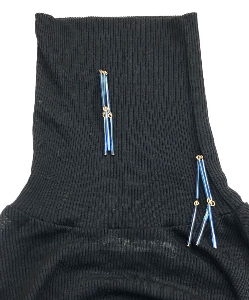 HARUNOBUMURATA（ハルノブ ムラタ）HARUNOBUMURATA (ハルノブ ムラタ) 別注 KNIT/タートルネックニット ブラック サイズ:Sの古着・服飾アイテム