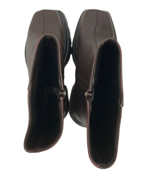 UNITED TOKYO（ユナイテッドトーキョー）UNITED TOKYO (ユナイテッドトーキョー) サイドジップブーツ ブラウン サイズ:23.5cmの古着・服飾アイテム