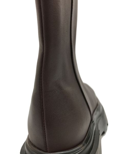 UNITED TOKYO（ユナイテッドトーキョー）UNITED TOKYO (ユナイテッドトーキョー) サイドジップブーツ ブラウン サイズ:23.5cmの古着・服飾アイテム