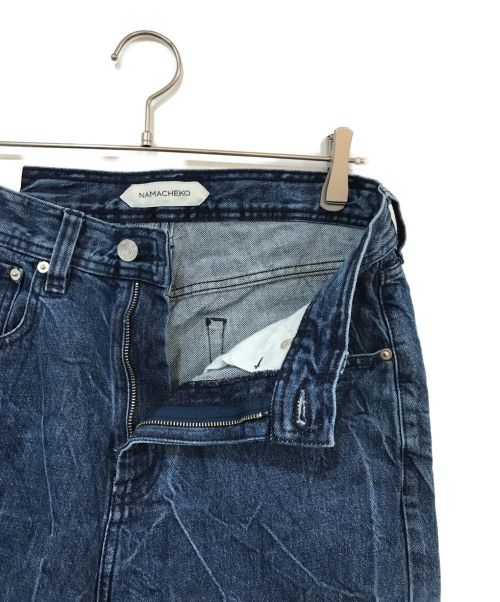 NAMACHEKO（ナマチェコ）NAMACHEKO (ナマチェコ) デニムパンツ ブルー サイズ:Ｍの古着・服飾アイテム