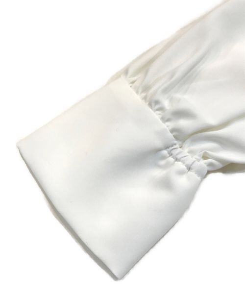 HER LIP TO（ハーリップトゥ）Her lip to (ハーリップトゥ) Lace Trimmed Bow-Tie Blouse ホワイト サイズ:Ｍの古着・服飾アイテム