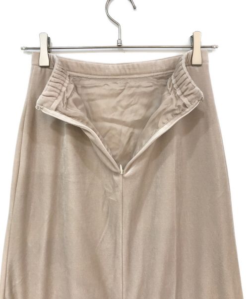 CASA FLINE（カーサフライン）CASA FLINE (カーサフライン) ベロアスカート ベージュ サイズ:Ｆの古着・服飾アイテム