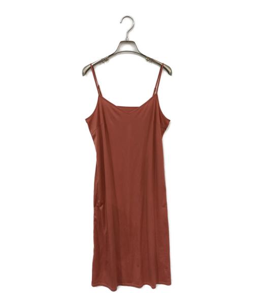 FRAY ID（フレイ アイディー）FRAY ID (フレイ アイディー) ヘリンボーンプリーツワンピース ピンク サイズ:記載なしの古着・服飾アイテム