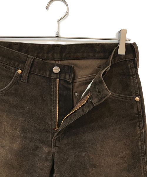 Wrangler（ラングラー）Wrangler (ラングラー) スウェードパンツ ブラウン サイズ:29の古着・服飾アイテム