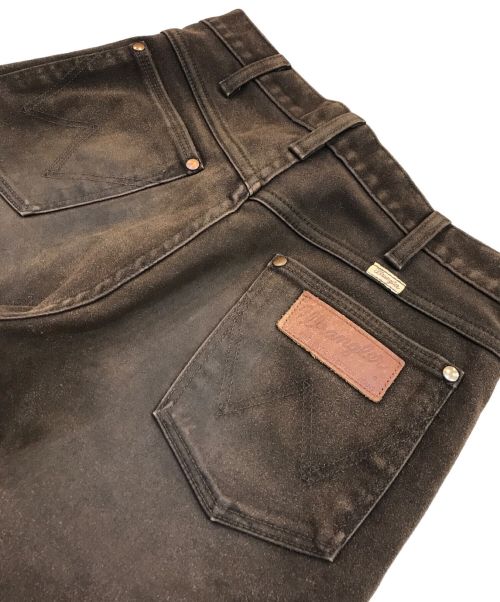 Wrangler（ラングラー）Wrangler (ラングラー) スウェードパンツ ブラウン サイズ:29の古着・服飾アイテム