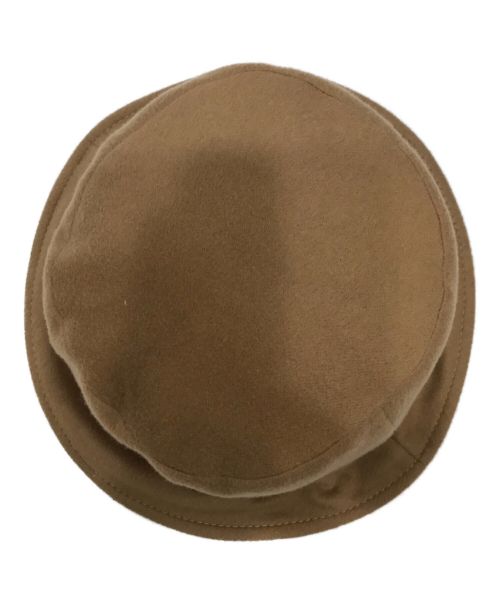 MAISON MICHEL（メゾンミッシェル）MAISON MICHEL (メゾンミッシェル) ハット ブラウンの古着・服飾アイテム