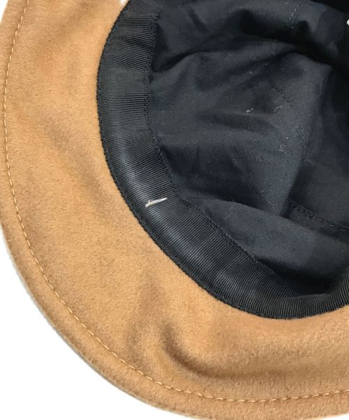MAISON MICHEL（メゾンミッシェル）MAISON MICHEL (メゾンミッシェル) ハット ブラウンの古着・服飾アイテム