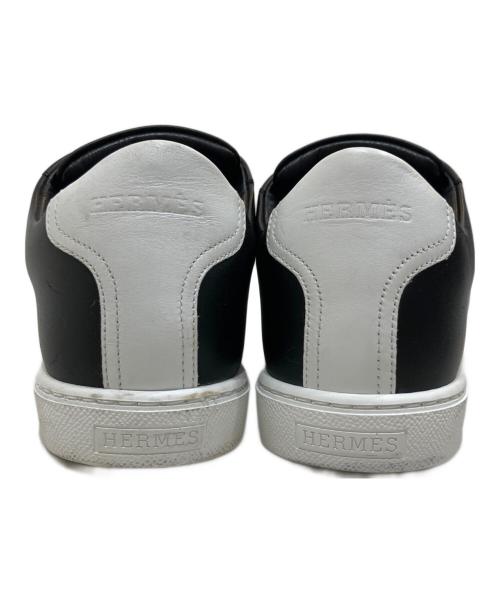 HERMES（エルメス）HERMES (エルメス) ローカットスニーカー ブラック サイズ:40の古着・服飾アイテム