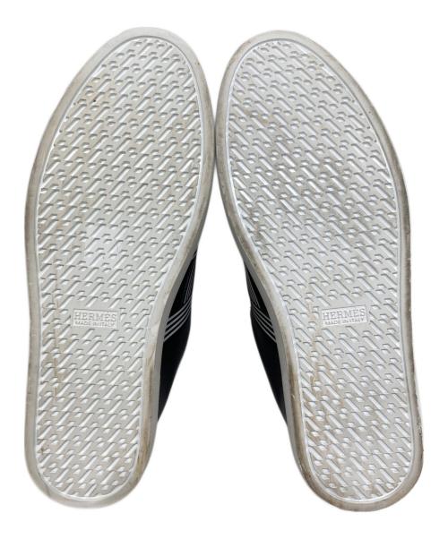 HERMES（エルメス）HERMES (エルメス) ローカットスニーカー ブラック サイズ:40の古着・服飾アイテム