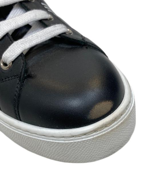 HERMES（エルメス）HERMES (エルメス) ローカットスニーカー ブラック サイズ:40の古着・服飾アイテム