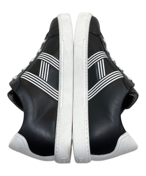 HERMES（エルメス）HERMES (エルメス) ローカットスニーカー ブラック サイズ:40の古着・服飾アイテム