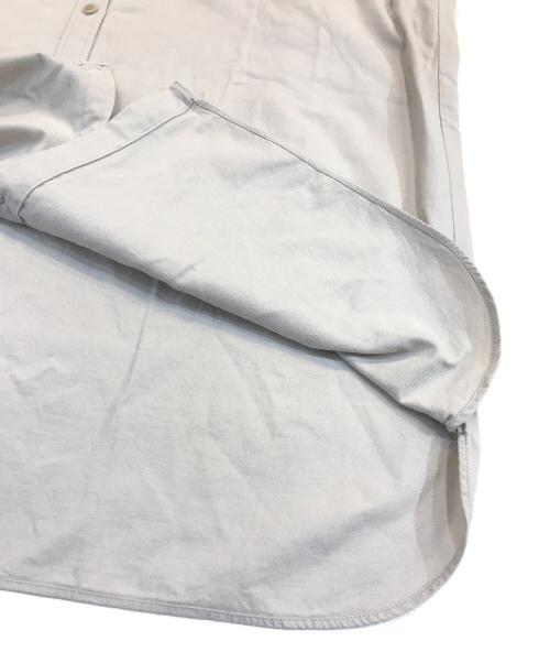 STAMP AND DIARY（スタンプアンドダイアリー）STAMP AND DIARY (スタンプアンドダイアリー) バンドカラーシャツワンピース ベージュ サイズ:TALLの古着・服飾アイテム