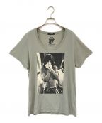 hystericsヒステリックス）の古着「ローリングストーンズプリントTシャツ」｜グリーン