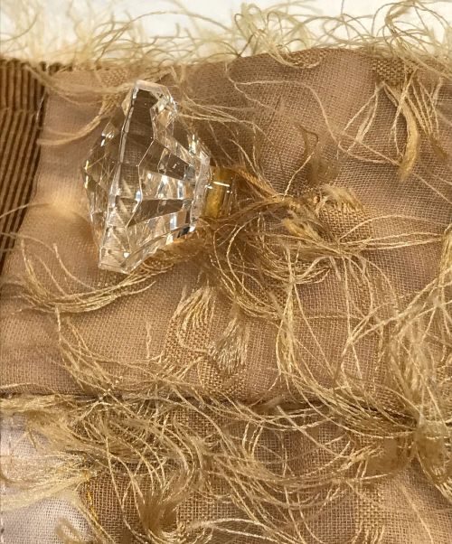 beautiful people（ビューティフルピープル）beautiful people (ビューティフルピープル) cut fur cloth pants イエロー サイズ:34の古着・服飾アイテム